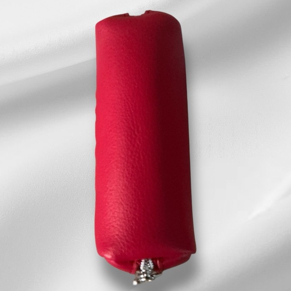 ❤️ DIOR RED COSMETIC POUCH WITH DIOR TRAVEL SIZE LIP GLOSS & LIPSTICK ❤️ - Picture 4 of 8